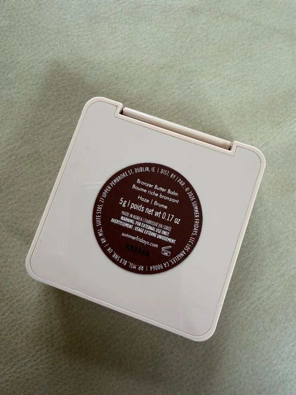Summer Fridays Bronzer Butter Balm Haze